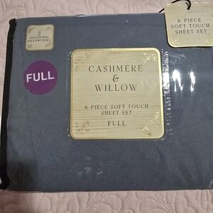 Cashmere & Willow Full Sheet Set in Gray